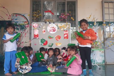 Hoạt động trước tết nguyên đán của các cháu!