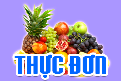 bảng công khai thực đơn tuần 10